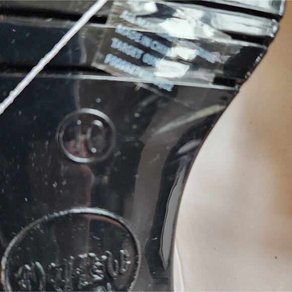 Mad Love New Black Jelly Heels Comfort Slipons Platforms Women's Size 10 NWT - Picture 8 of 9